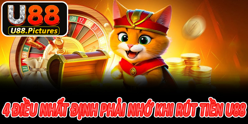 4 điều nhất định phải nhớ khi rút tiền U88
