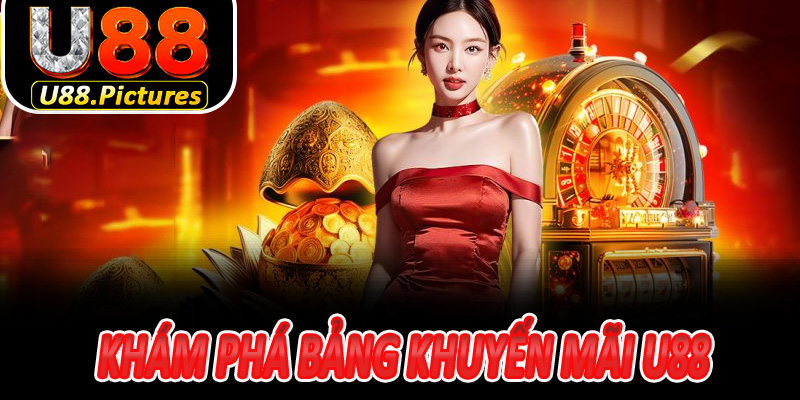 Khám phá bảng khuyến mãi U88 siêu hấp dẫn khi tham gia